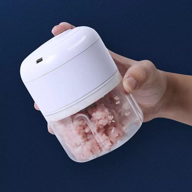 Tocator electric portabil, 250 ml, 3 lame de taiere