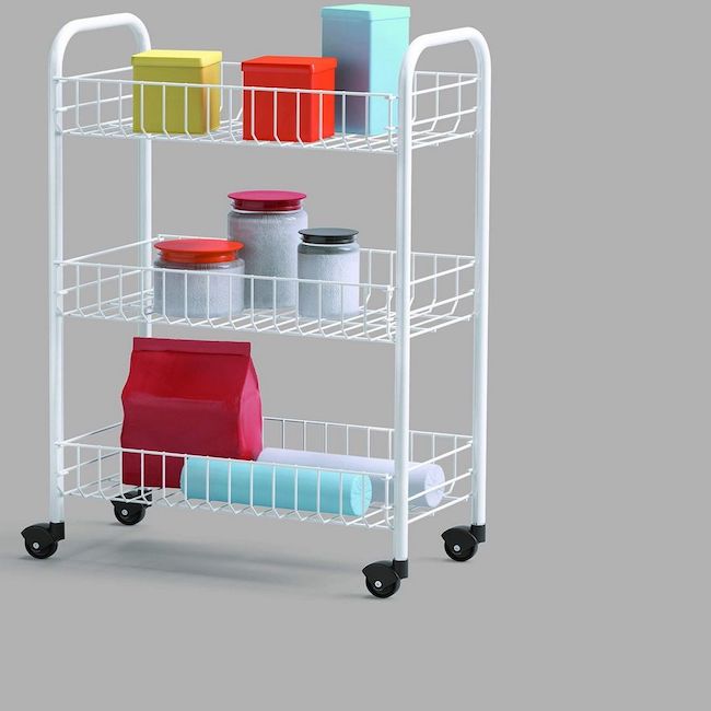 Cărucior multifuncțional 3 rafturi