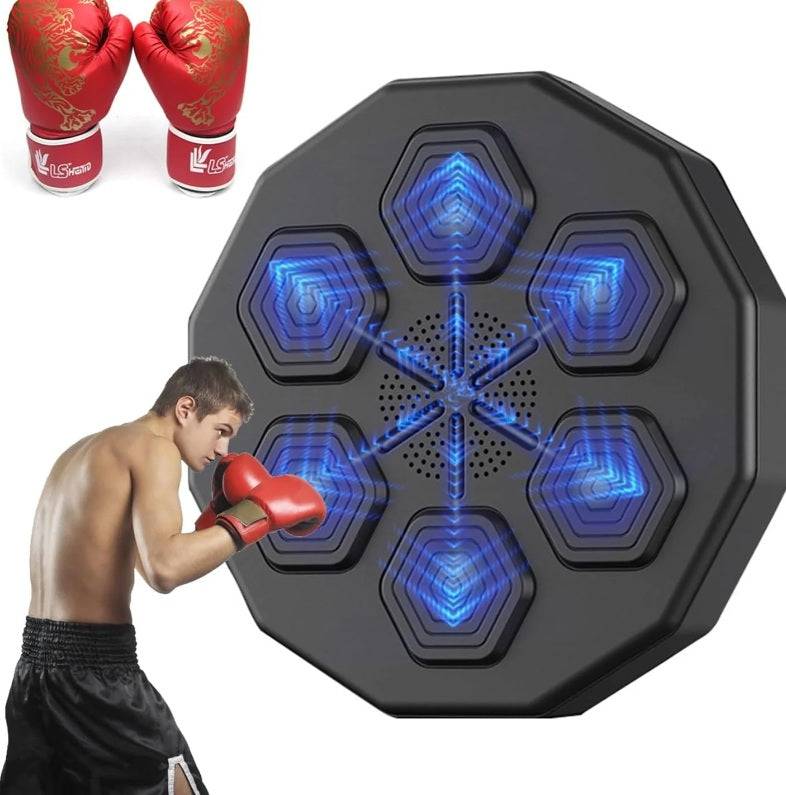 Aparat de box electronic muzical cu manusi incluse – Antrenament interactiv acasă