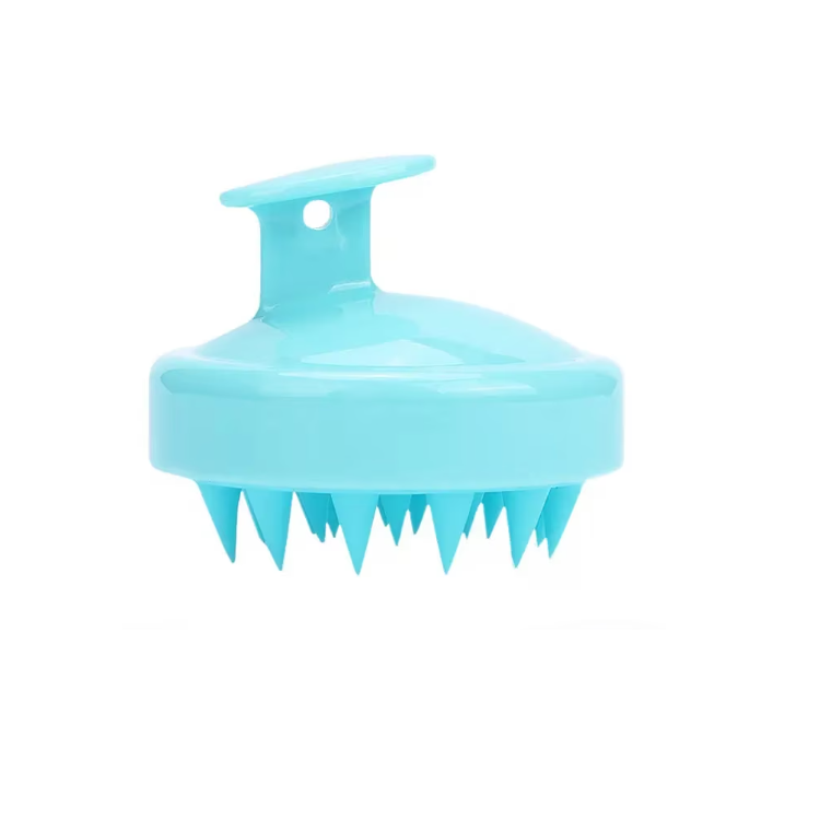 Perie manuală din silicon pentru masaj scalp – curățare și șamponare eficientă