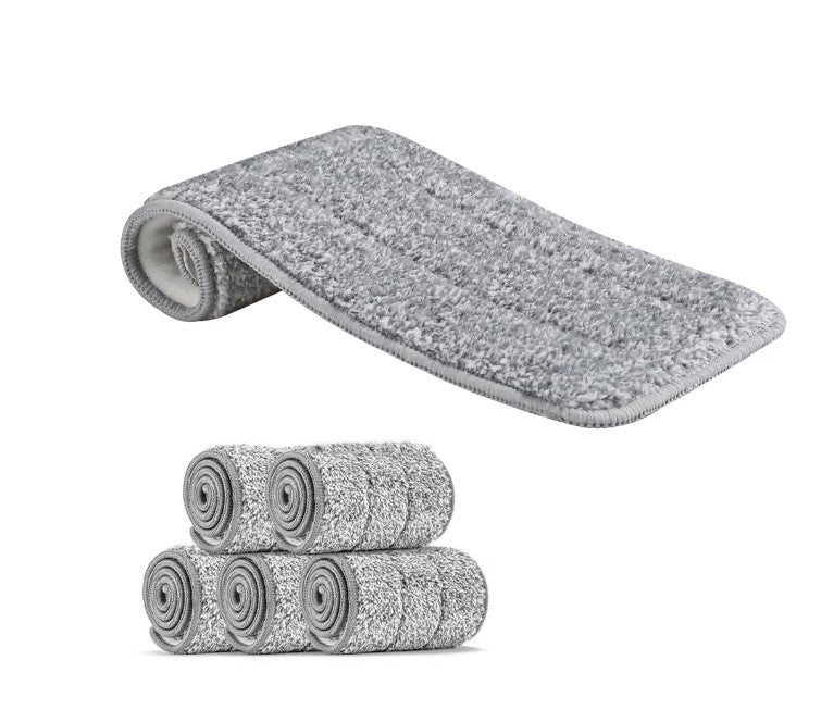 Rezervă laveta microfibră gri pentru mop cu galeată compactă – curățare eficientă