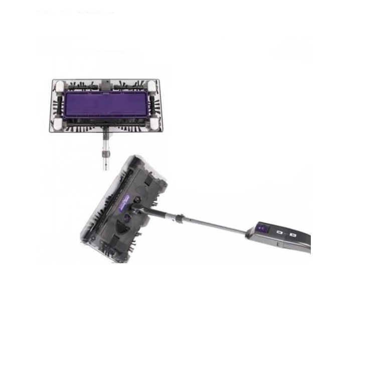 Mătură electrică rotativă mov cu acumulator încorporat – 4 perii rotative