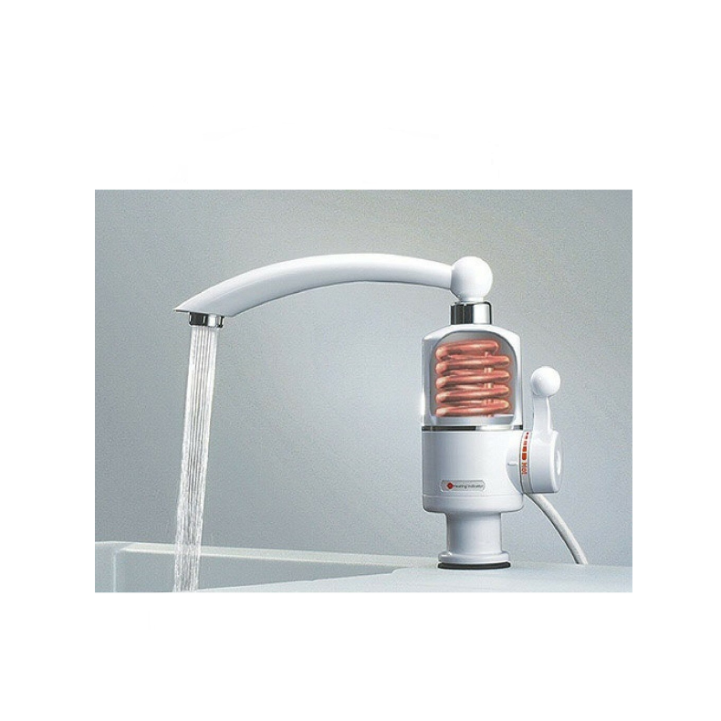 Robinet electric pentru incălzire instantă a apei – pornire rapidă și instalare simplă, alb