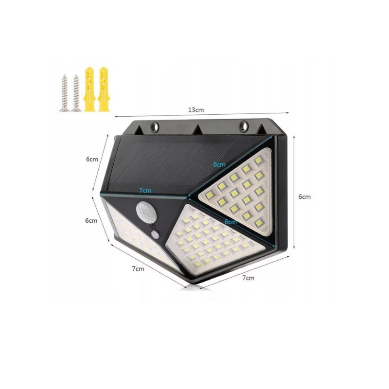 4 lampi solare detectare – 3 moduri iluminare