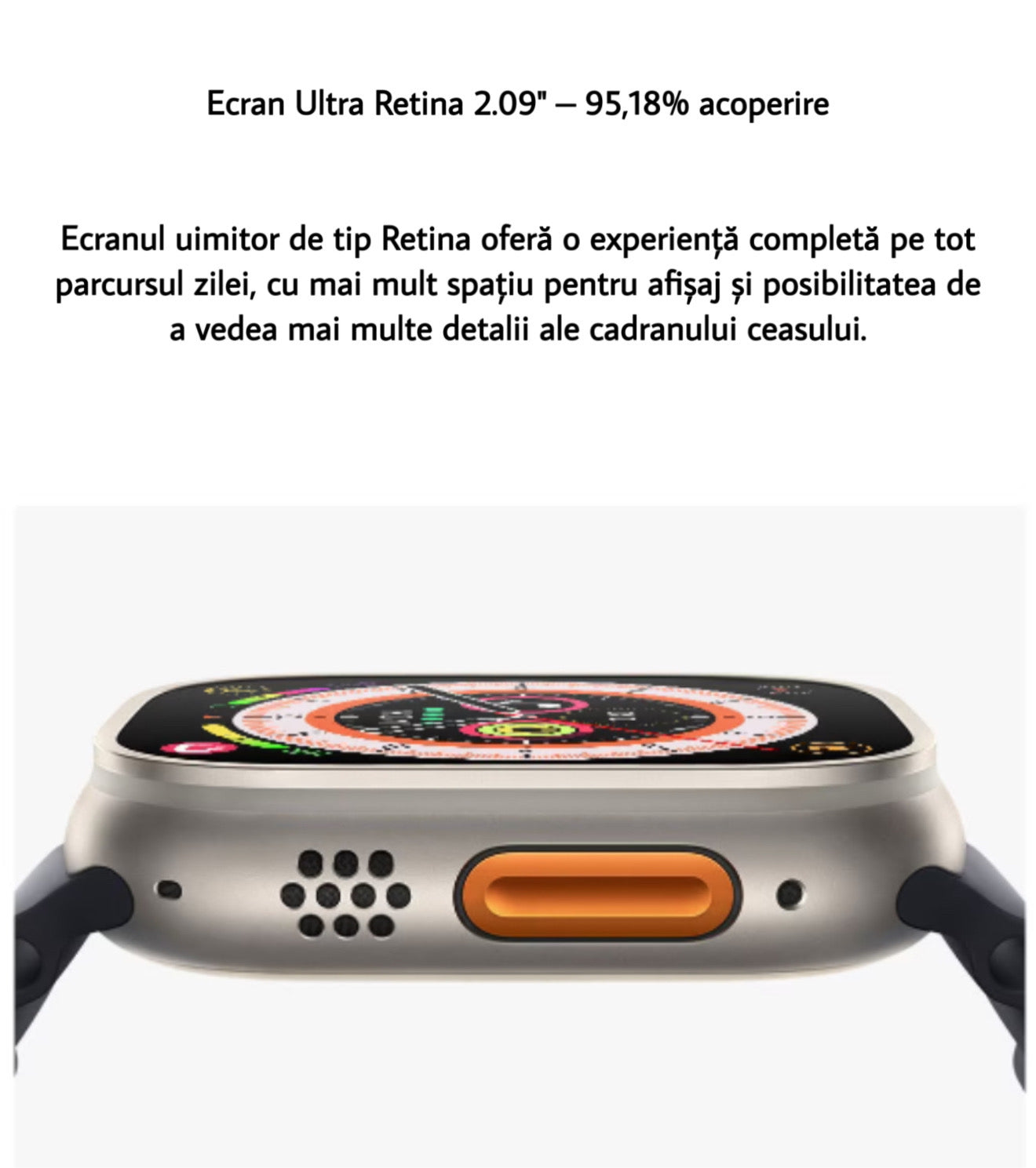 Ceas inteligent portocaliu – Bluetooth &amp; apă