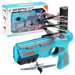 Lansator avioane de spumă cu pistol — set 4 bucăți