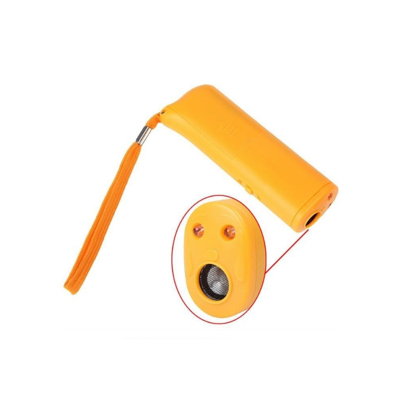 Aparat portabil cu ultrasunete și lanternă – protecție împotriva câinilor agresivi