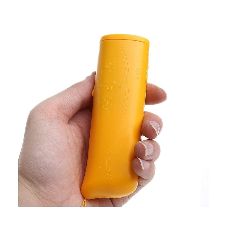 Aparat portabil cu ultrasunete și lanternă – protecție împotriva câinilor agresivi