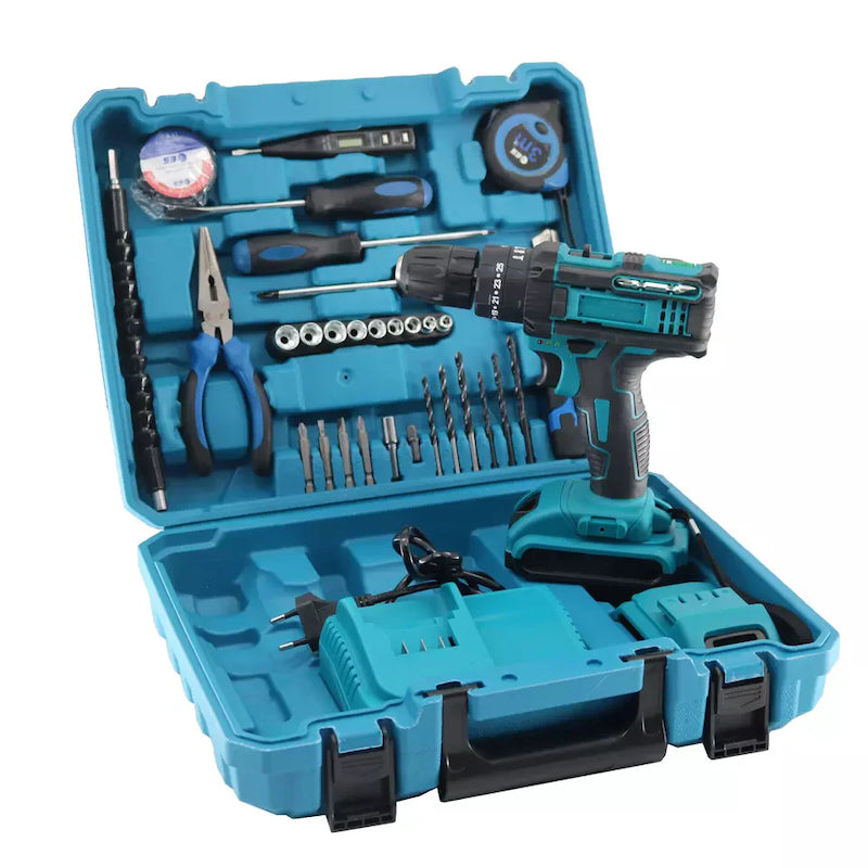 Trusa Bormasina 36V cu 2 acumulatori si incarcator si accesorii