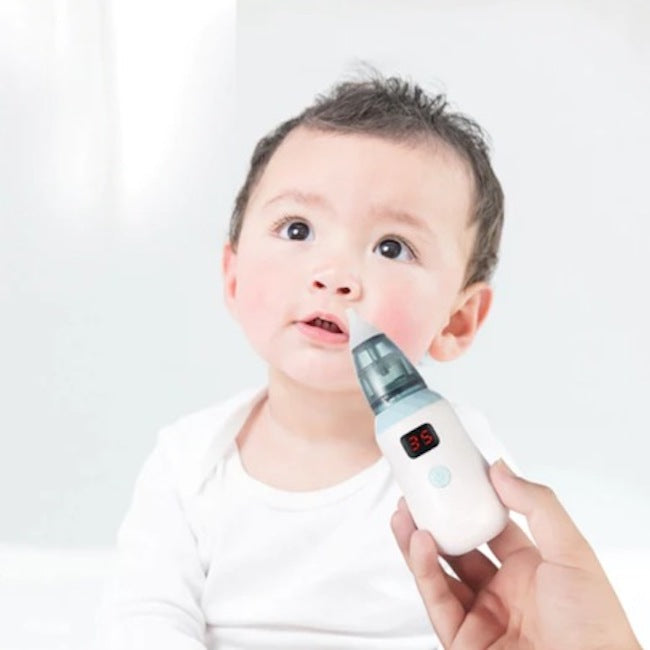 Aspirator Nazal electric pentru Copii cu trei nivele, pentru nas si urechi cu ecran led