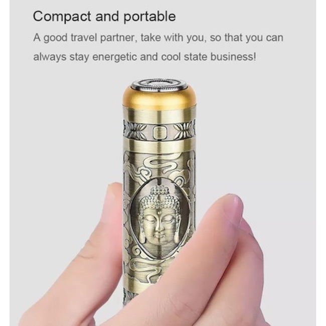 Aparat de ras profesional Balkan Oriental, Mini Shaver fara fir, cu Lame din Inox