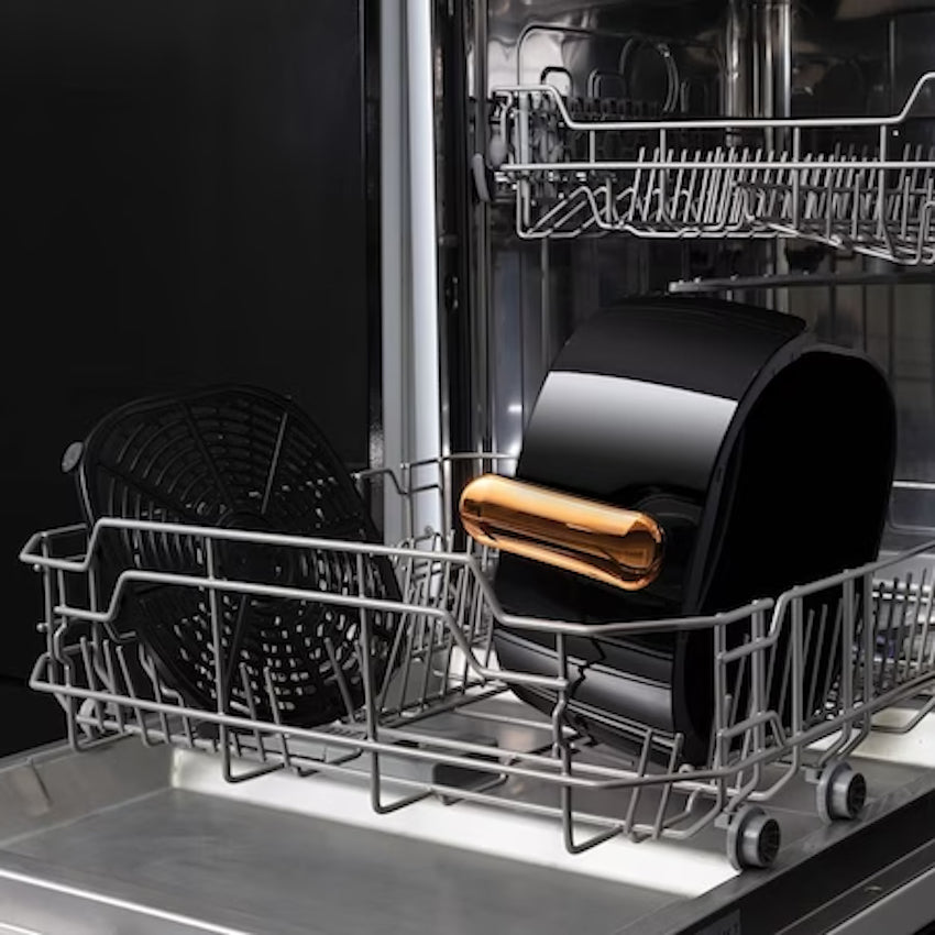 Air Frayer Fripteuza cu aer cald, culoare neagra,2400 W, 6 L Timer, Touchscreen