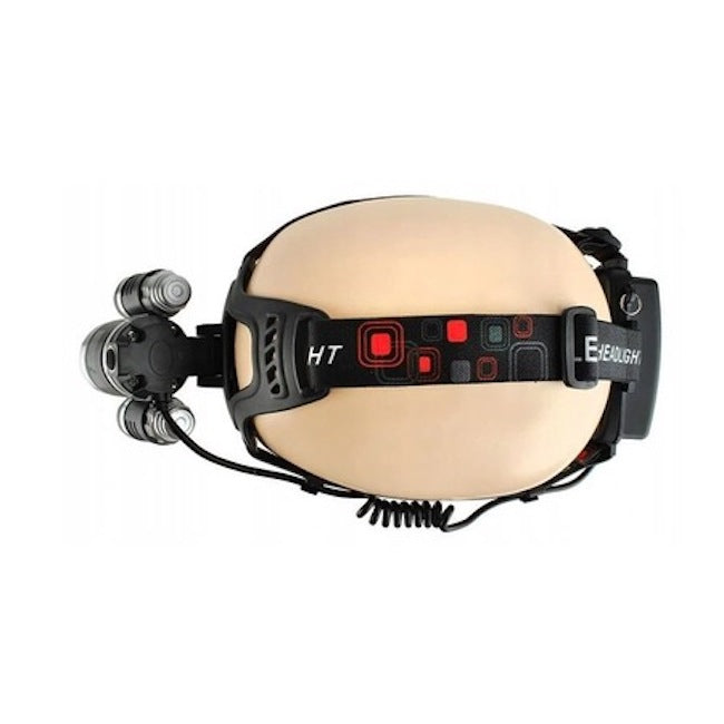 Lanterna pentru cap, 3 leduri, acumulatori