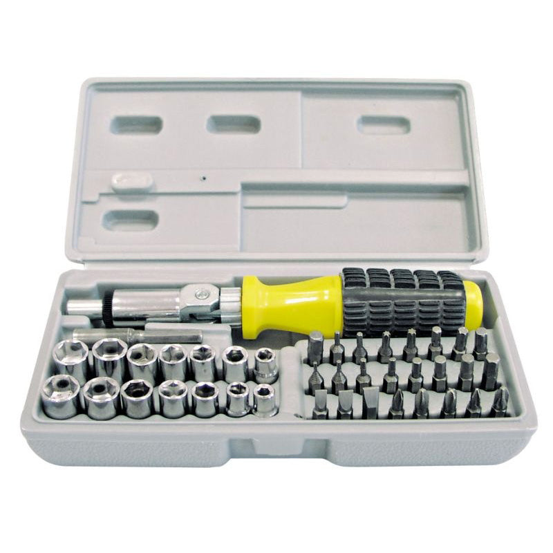 Surubelnita 41 de piese cu varfuri si tubulare